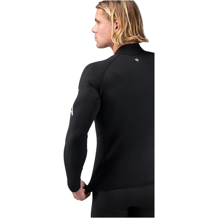 2024 Zhik Mnner Microfleece Neoprenanzug Top DTP-0530-BLK - Black